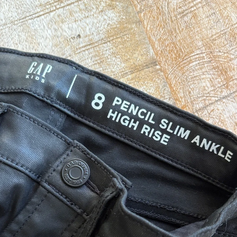 NWOT Gap Girls Black Pencil Slim Ankle Pants size 8